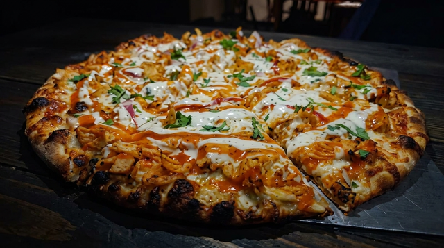 Buffalo Chicken Pizza.