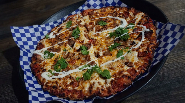 Cilantroni Pizza.